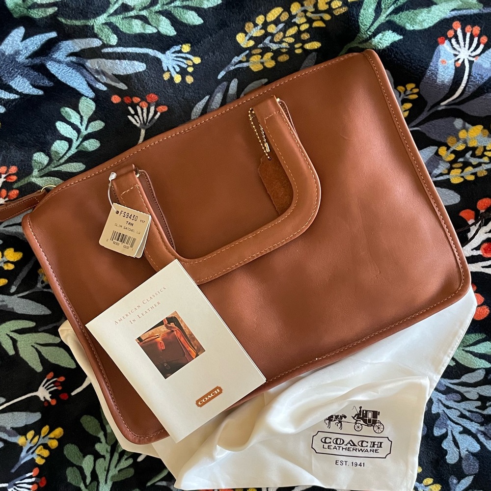 Coach Vintage Slim Satchel No. 005-1128. New With Tags